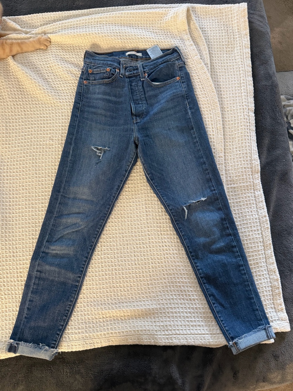 Levi’s Dark Wash Wedgie Skinny Jeans